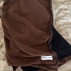 Comme des Garçons SHIRT Brown and Black Scarf